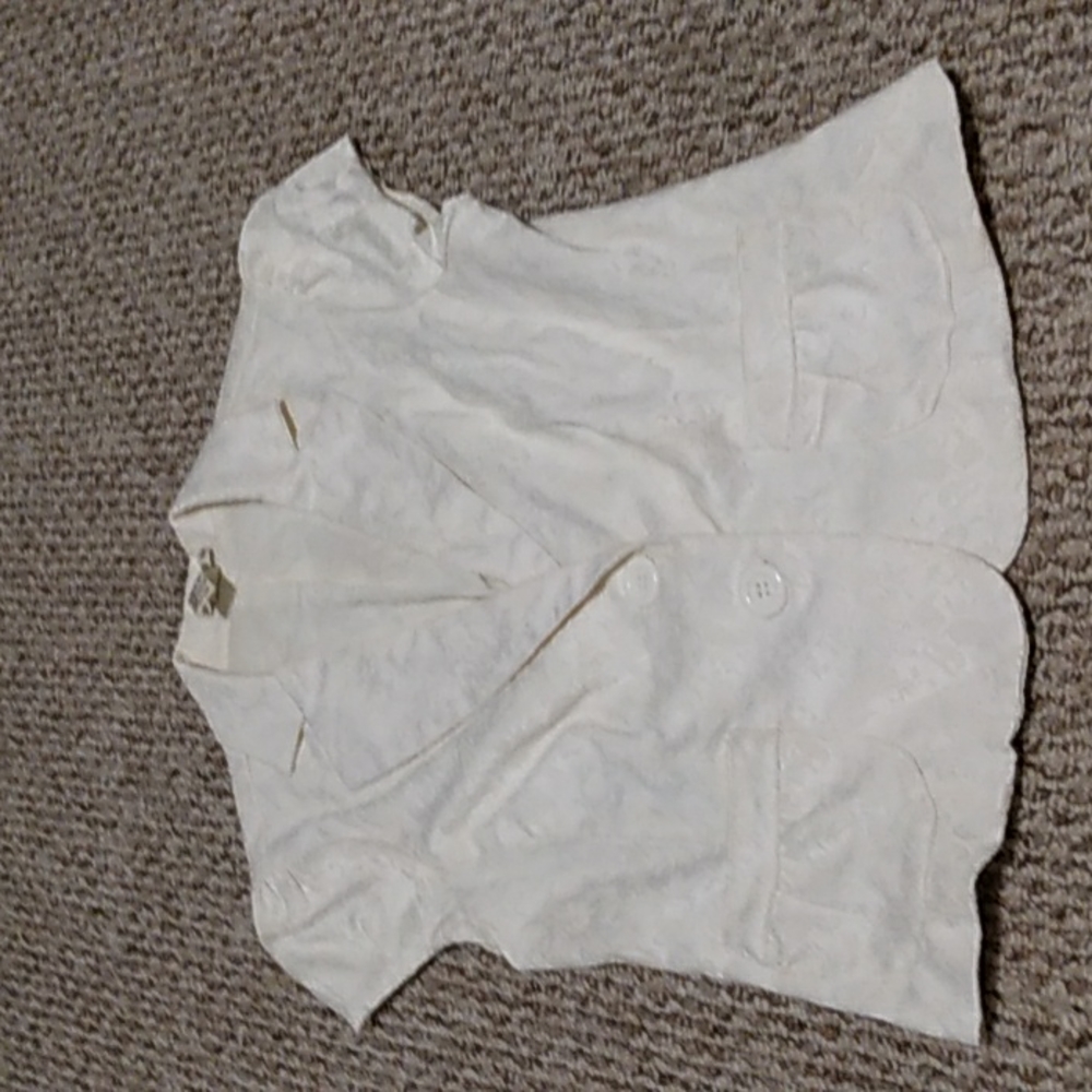 White Blazer-like Top